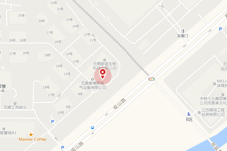 公司位置地图:无锡市新吴区菱湖大道228号天安智慧城
